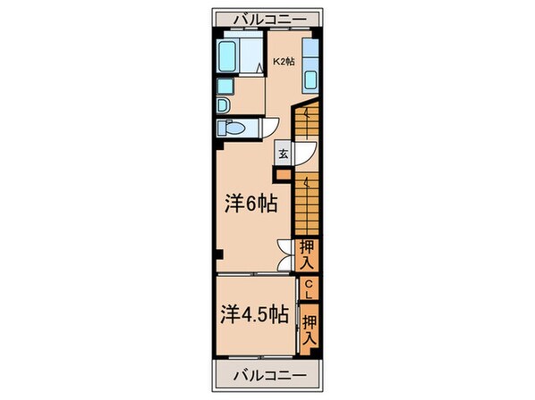 真崎ビルの物件間取画像